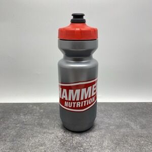 HAMMER Specialized Purist 18oz Silver Plastic Water Bottle + Red Cap Cycling